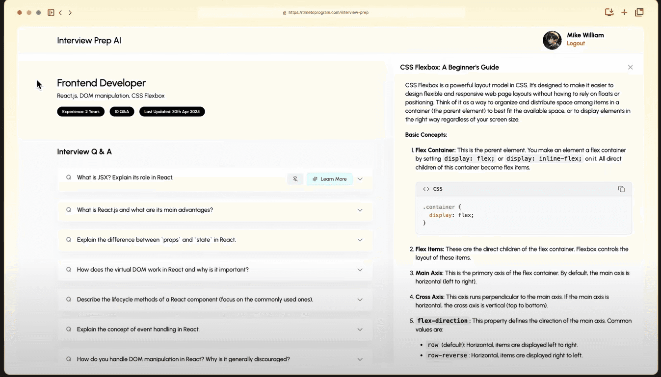 Interview Preparation AI